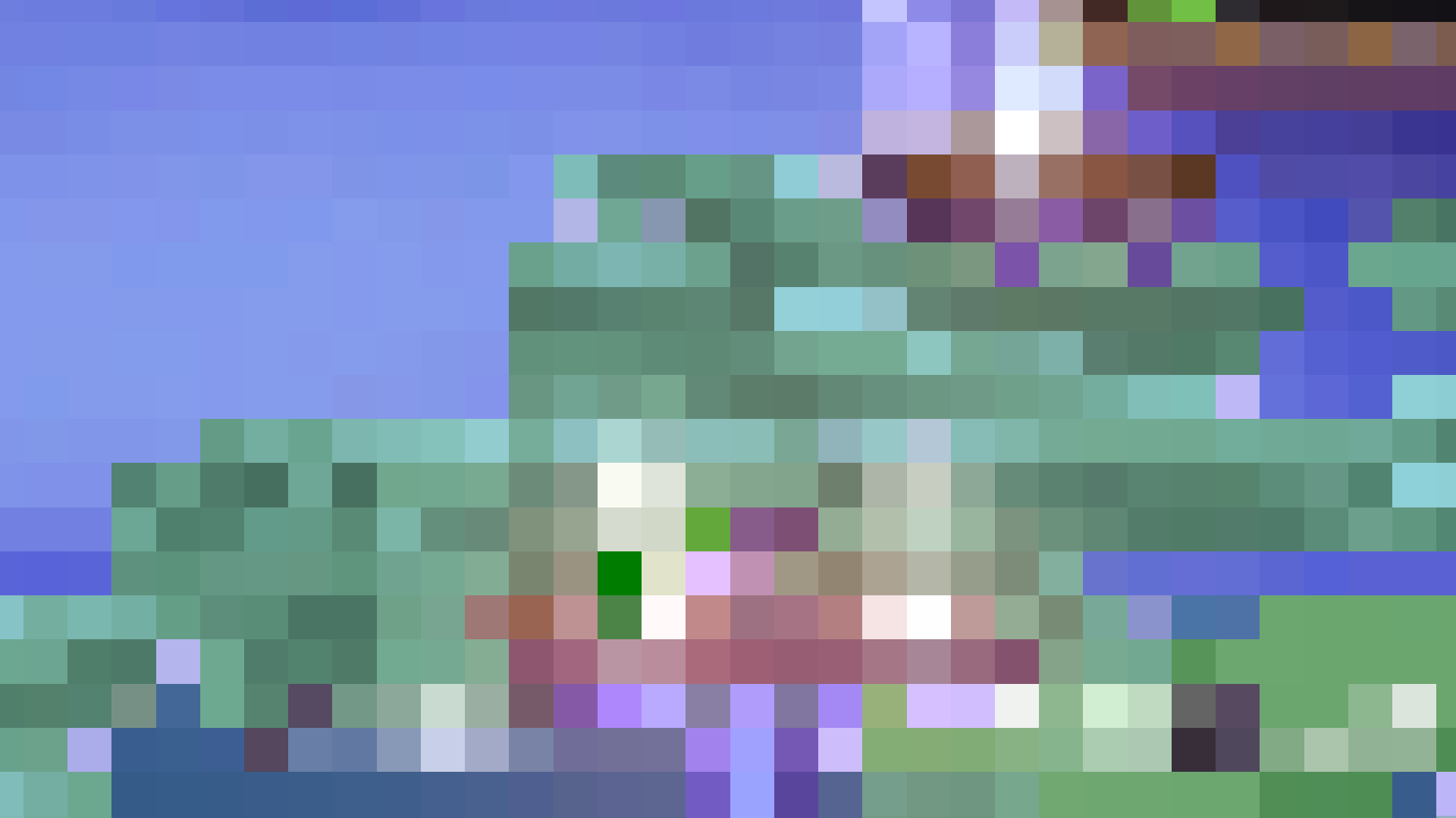 a screenshot pixelated beyond recognition